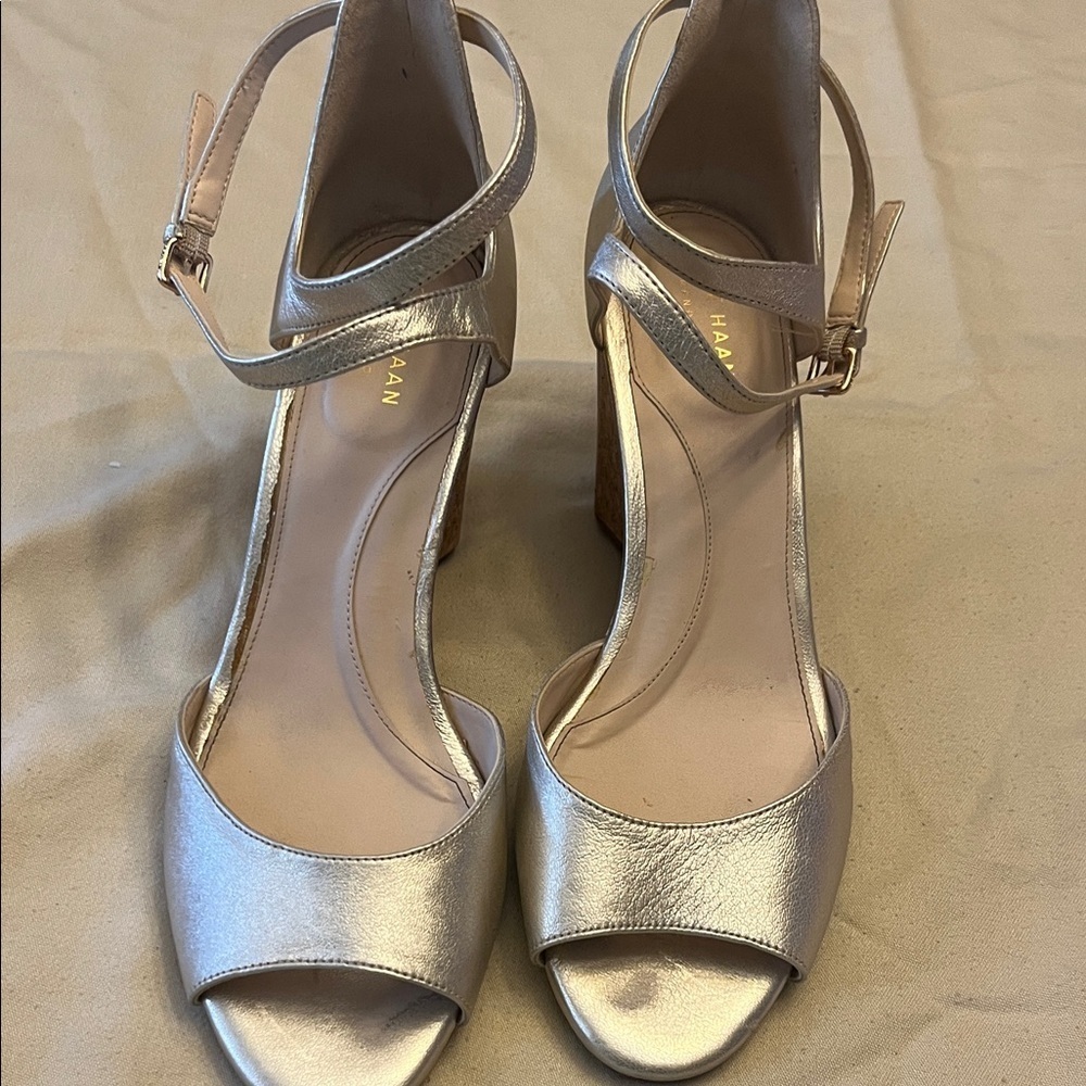 Cole Haan Women's Metallic Heels Size 9